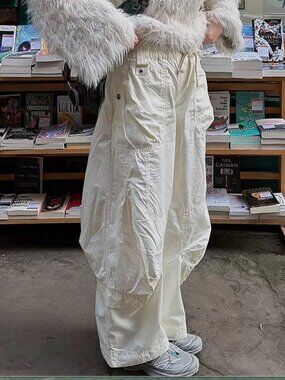 NWT*FREE PEOPLE ONSET PARACHUTE CARGO PANTS*WOMEN*TOFU*XS*MSRP $148